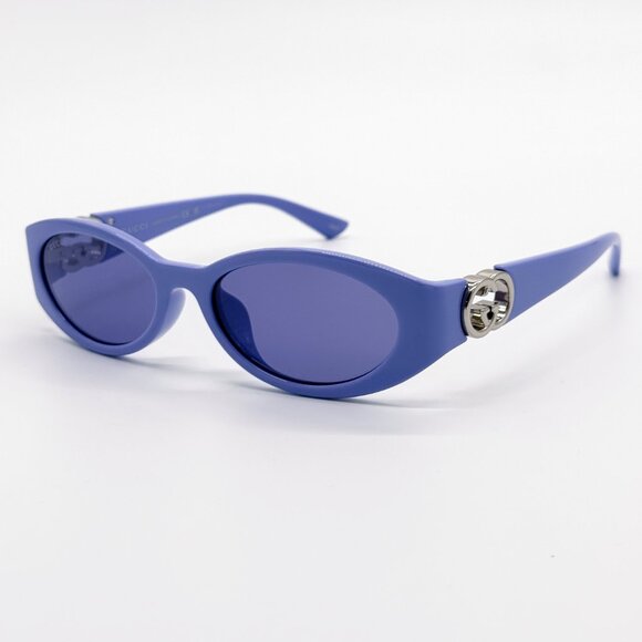 NEW GUCCI SUNGLASSES WOMEN OVAL PURPLE GUCCI GG1662SA 003 - Picture 4 of 11